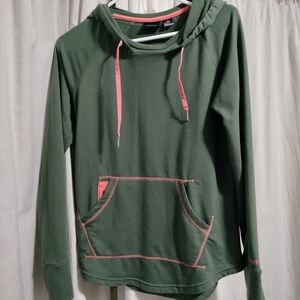 Marmot Olive and Coral Women's Hoodie